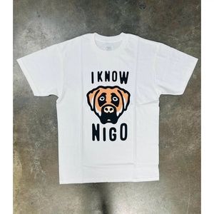 I Know Nigo Dog Head T-Shirt - Large